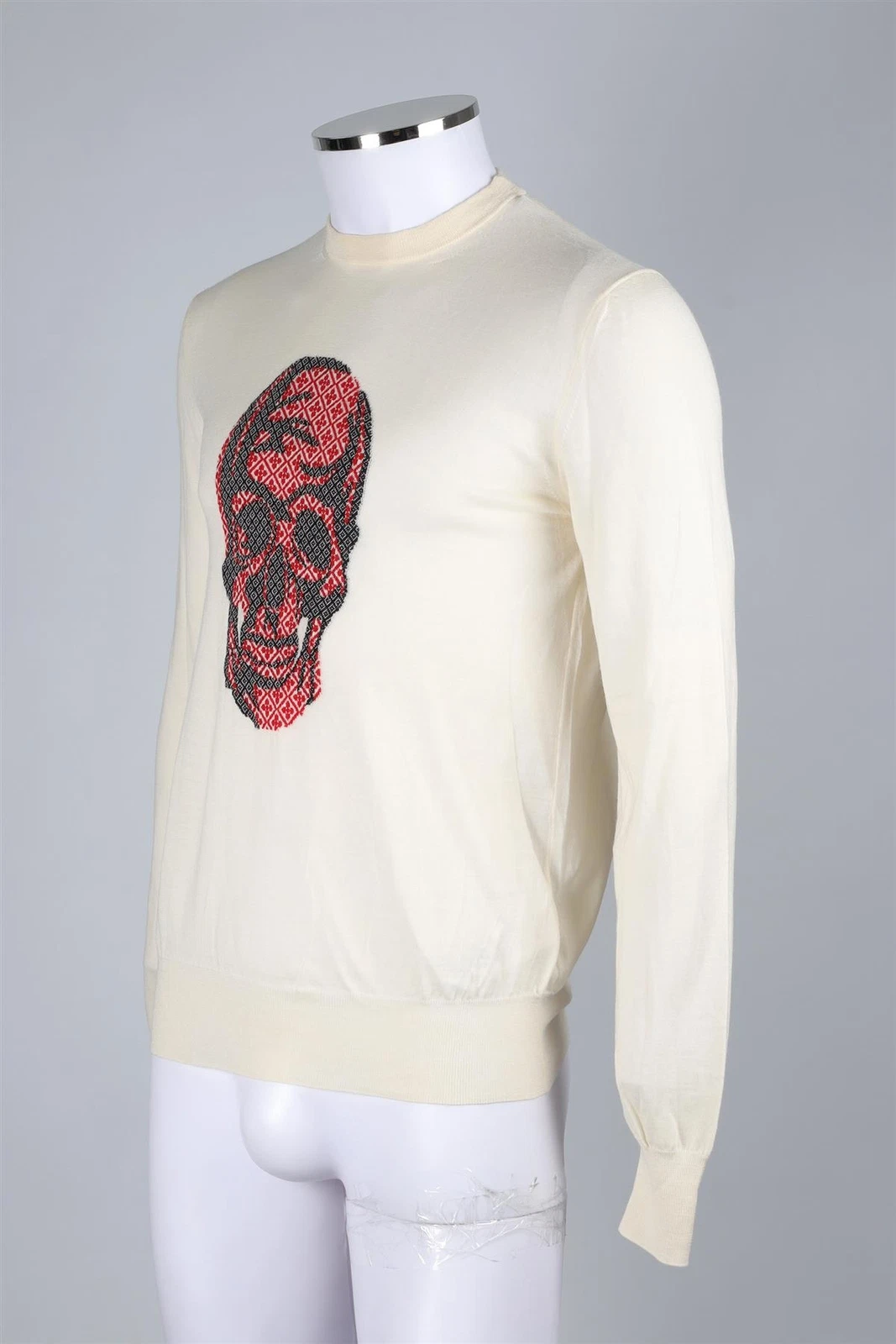 ALEXANDER MCQUEEN PANNA MAGLIONE LANA UOMO PICCOLO