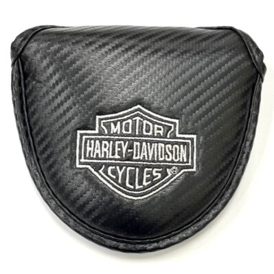 Harley Davidson Golf Mallet Putter Cover, Black/Silver