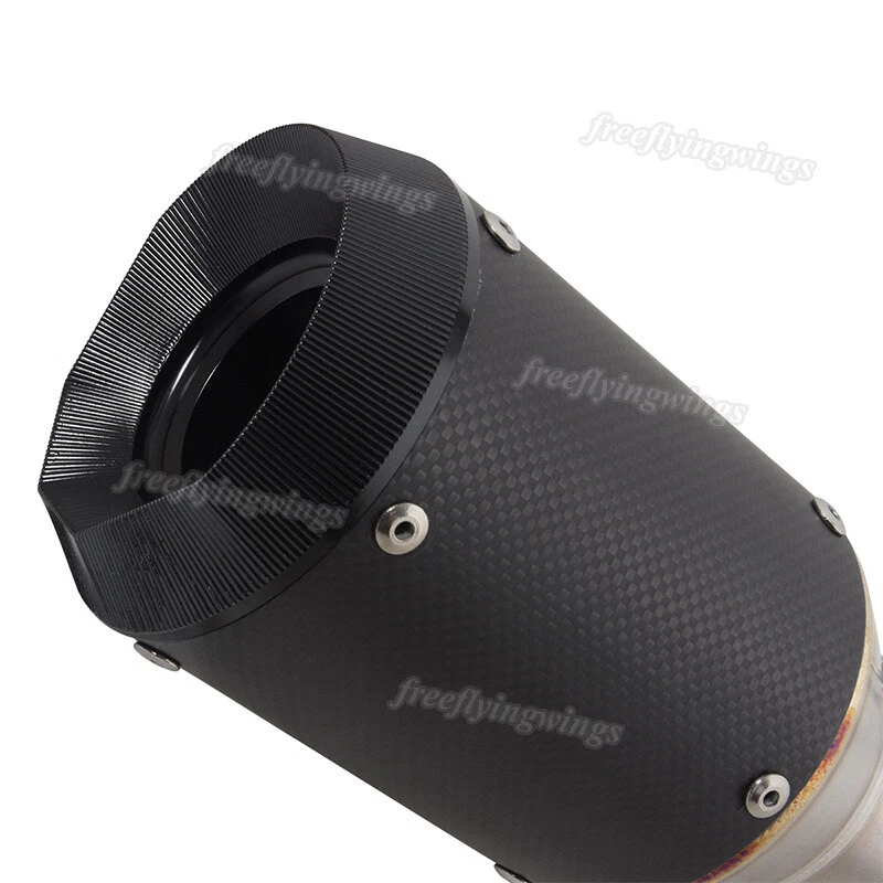 Silenciadores de escape tubo de enlace medio titanio para Kawasaki Ninja ZX4R ZX4RR 2023-2024 Foto 4 de 4