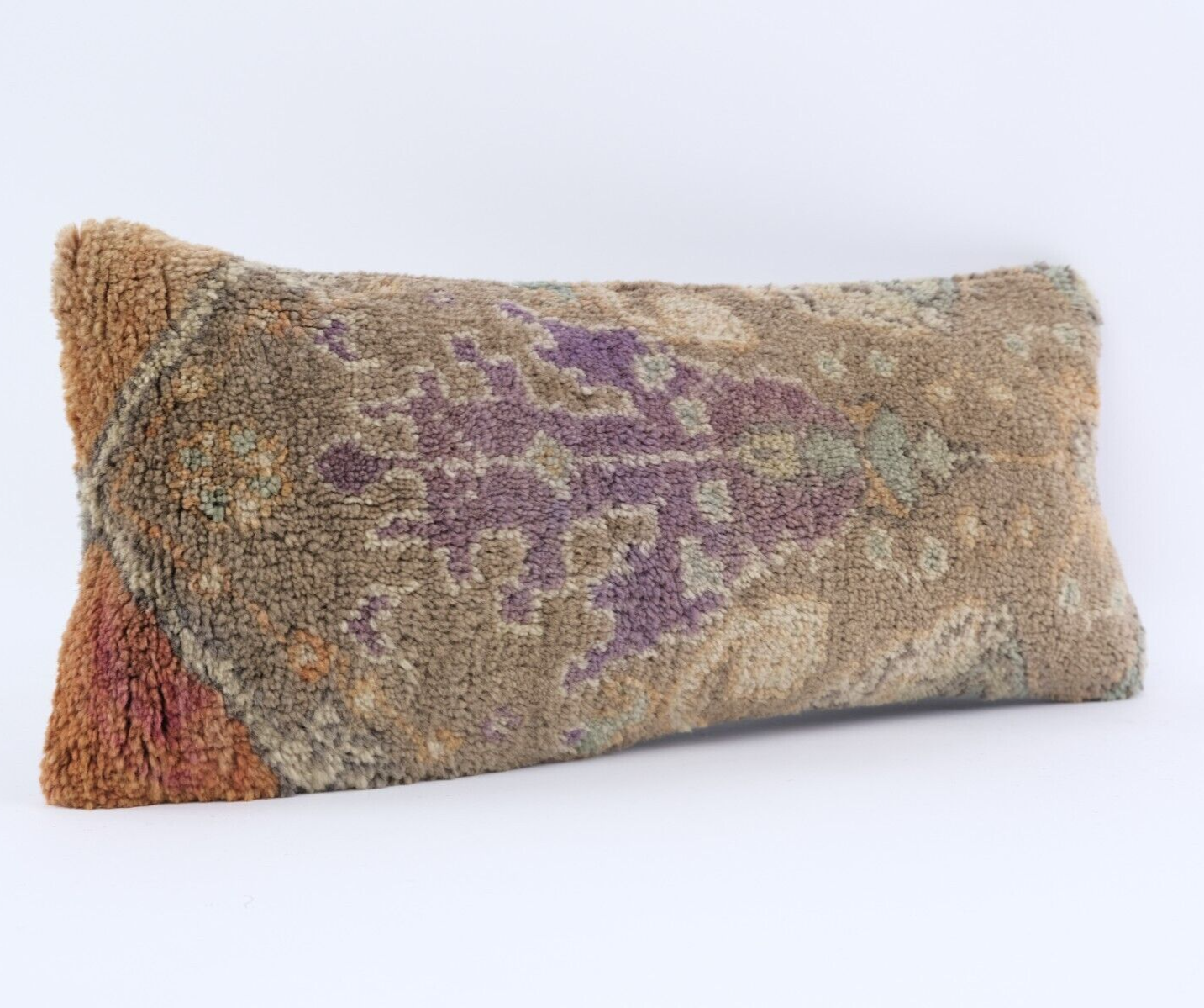 Wool Lumbar Pillow Cover, Boho Pillow, Southwest Pillow, Mexican Pillow