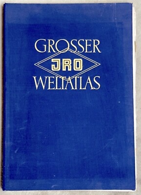 Weltatlas JRO Verlag München von 1951 etwa 140 Seiten