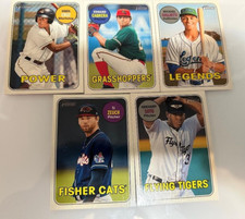 2018 Topps Heritage Minors Glossy Front – Pick your card - FREE SHIPPING