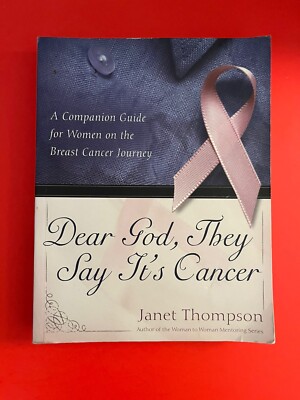 Dear God, They Say It's Cancer Journal For Breast Cancer Journey