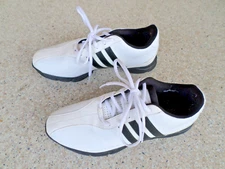 adidas Tech Response Climaproof  White and Black Golf Shoes. Men's 7