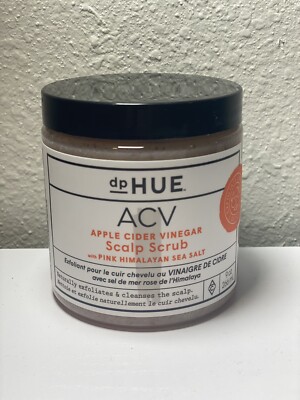 NEW dpHUE ACV Apple Cider Vinegar Scalp Scrub Pink Himalayan Sea Salt 9oz 266mL