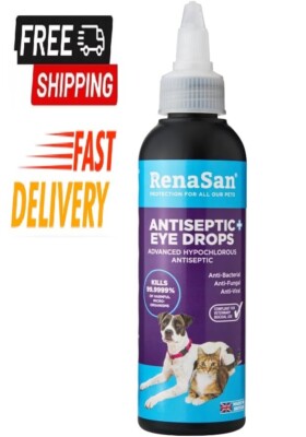 RenaSan Antiseptic Eye Drops (100 ml) – Natural Eye Cleaning