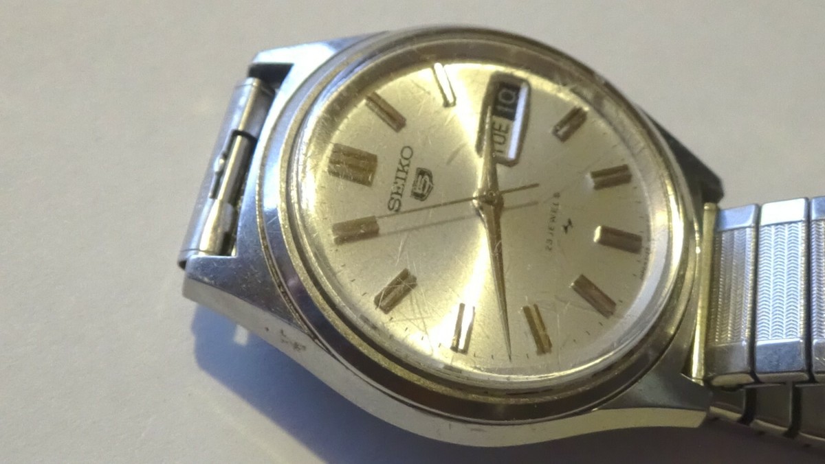 Vintage 1960's SEIKO 5126-7010 Men's automatic watch day/date