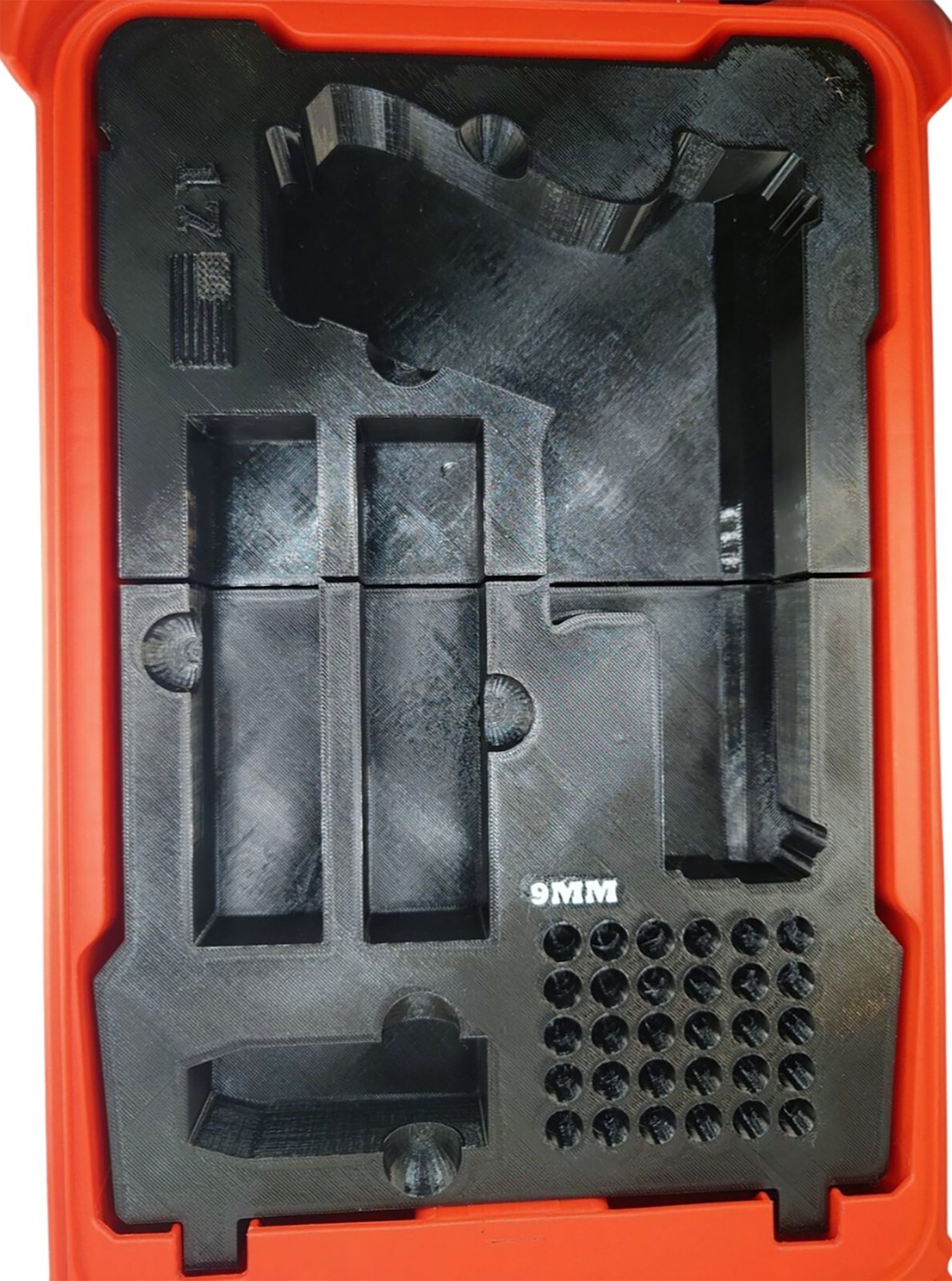 Milwaukee Packout Case for Glock 17 , 9mm Rounds, Magazine Clip Holder Organizer