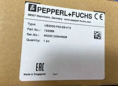 NEW Pepperl+ Fuchs UB2000-F42-E6-V15 Ultrasonic Sensor