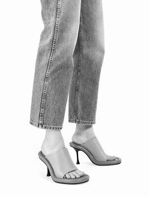 JW Anderson BUMPER-TUBE LEATHER MULES Sandal Heels💛🩷 | eBay