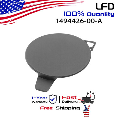 For 2020-2022 Tesla Model Y  Rear Bumper Tow Hook Cap Cover 1494426-00-A 