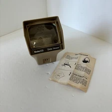 Baia 200 Illuminated Slide Viewer 2X Magnification for 2 x 2 Slides NO BULB VTG