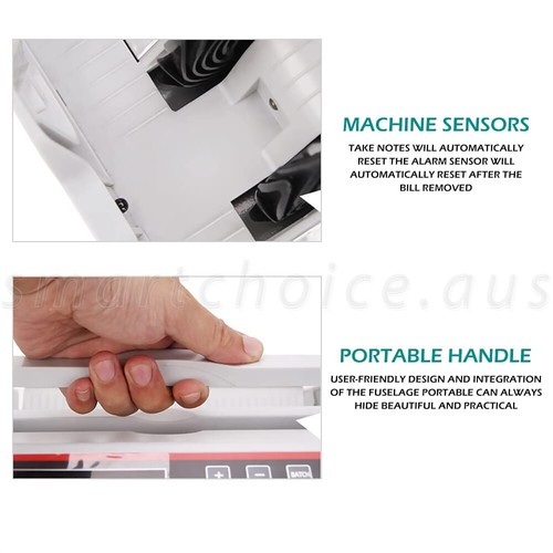 Bill Counter Money Cash Counter Machine Notes Counting Machine Automatic AU - Picture 4 of 12