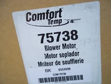 HVAC Blower Motor COMFORT TEMP  4 Seasons 75738
