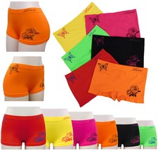 6 Pk Women Panties Tagless Boxer Shorts Seamless Underwear Boyshorts Free Size
