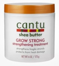 Cantu Grow Strong Strengthening Treatment with Shea Butter, 6 oz pack of 1 ..