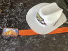Vintage 1980's Barbie Cowgirl Outfit, Hat & Boots & Kids Costume Hat w/Belt — photo 3