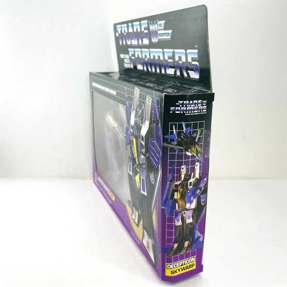 Transformers G1 Skywarp Decepticon Warrior Action Figure Toys Reissue in New Box - Image 3 of 4