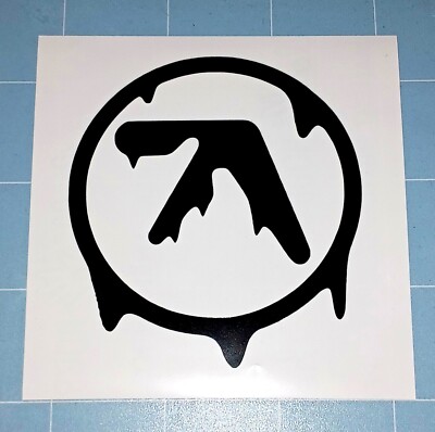 Melting Aphex Twin Vinyl Decal, Choose Your Color & Size, Car Sticker