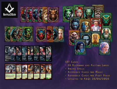 Winds of Magic - 137 Magie Karten Set 137 für Warhammer Old World - FAQ 6/25