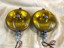 Lucas Sft576 Fog Yellow Lamps For Classic Car Bmc Jaguar Xk120 Xk140 Xk150 Lucas Sft576 Fog Yellow Lamps For Classic Car Bmc Jaguar Xk120 Xk140 Xk150