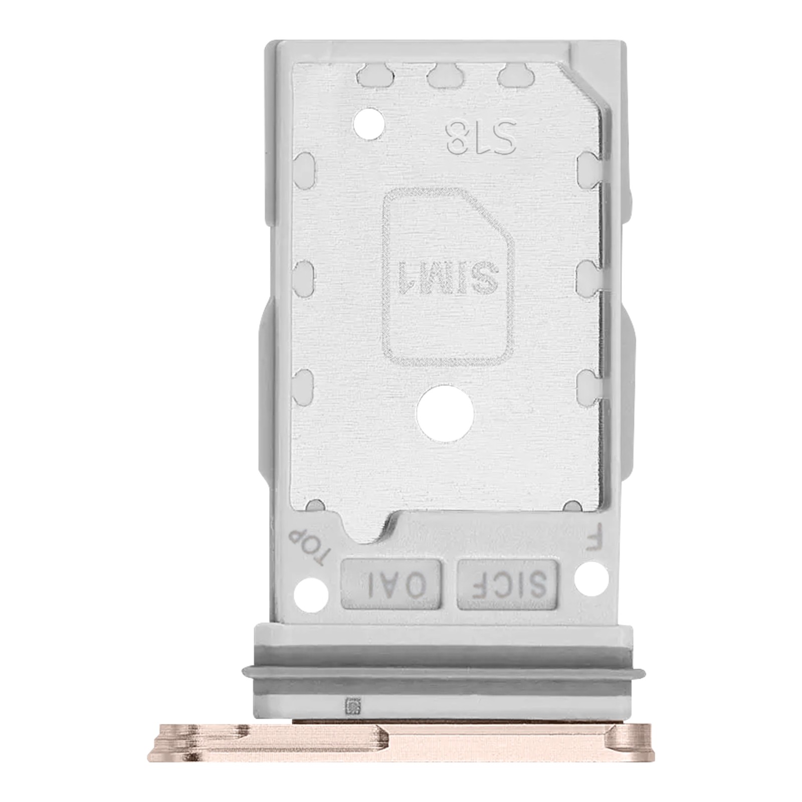 Support Carte SIM Samsung S25 Plus Pièce Rechange Double Nano SIM