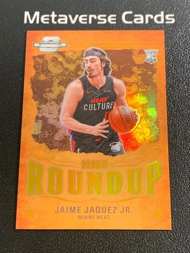 2023-24 Panini Contenders Optic Roundup Gold #2 Jaime Jaquez Jr. RC Rookie 5/10