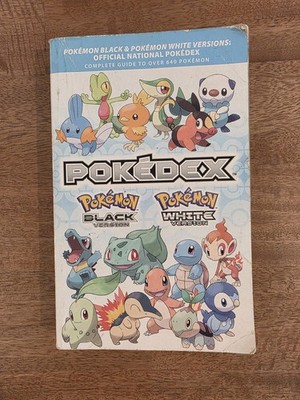 Pokemon Black White Versions Official National Pokedex Torn Pages  2012 Nintendo
