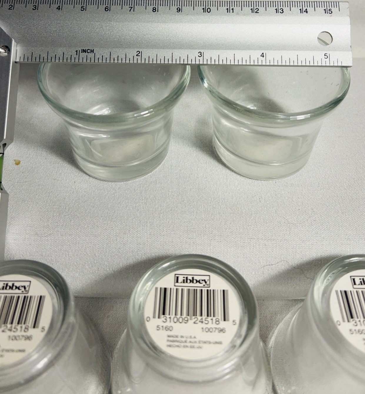 LOT OF 10 Clear Glass Votive Candle Holder | Wedding Table Decor | Tealight Cup