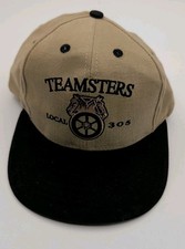 Vintage Teamsters Local 305 Cap Hat Capamerica Made In USA
