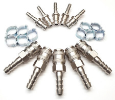 Rectus 21 Water Fed Pole Microbore Coupling Connectors Fittings 5 Set & O Clips