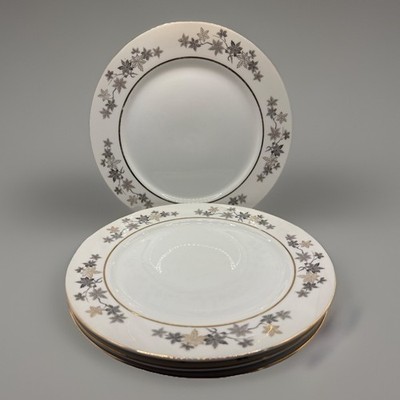 Empress China Japan Golden Silhouette Dinner Plate Set Of 4