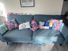 Dfs French Connection ‘Zinc’ Teal 4+2 Sofa Set