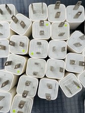 Lot of 30 Apple 5W USB Wall Charger Cube Power Adapter for iPhone White A1385