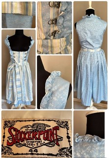 STOCKERPOINT🩳👗DIRNDL🩳👗OKTOBERFEST🩳👗GR.44🩳👗hellblau🩳👗