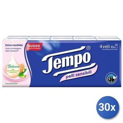 30x Paket Tempo Taschentücher X 10 Sensibel