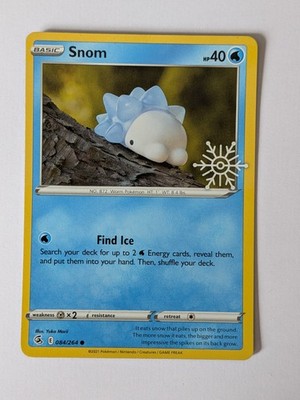 SNOM 084/264 Pokemon card Holiday Advent Calendar 2023 Snowflake Stamp LP