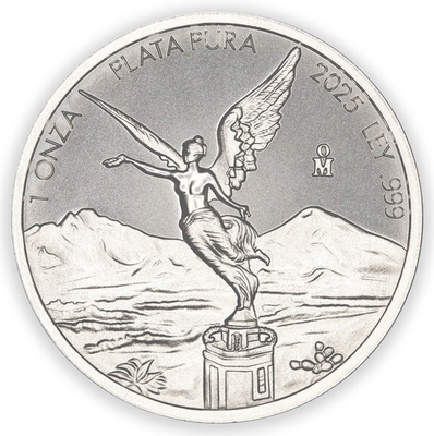 #ad #ad 2025 Intaglio Mint Libertad Tribute om mint mark 1 oz Silver Round in capsule $258.50