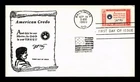 US COVER AMERICAN CREDO FRANCIS SCOTT KEY FIRST DAY ISSUE CASCADE CACHET