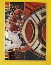 2024 Select Premier Level Prizms Red and Blue #34 Nolan Schanuel RC - Angels