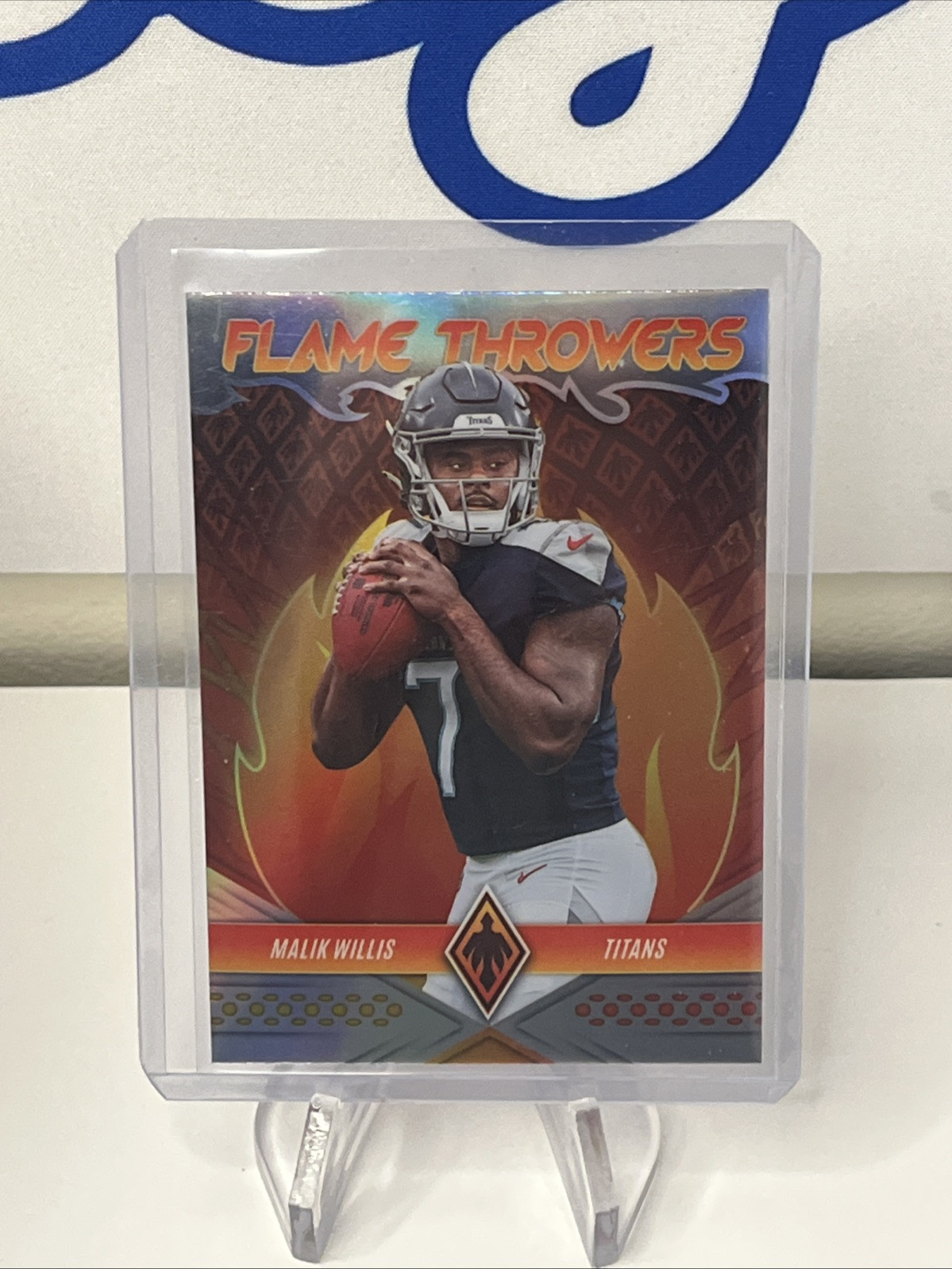 2022 Panini Phoenix - Flame Throwers #FT-29 Malik Willis (RC) ROOKIE SILVER