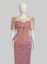 Plus Size Khmer Traditional Outfit - 2 Piece, Khmer Shirt  Skirt