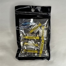 Warmstor 6-Pack Mini Gender Changer 15 Pin Coupler Silver Yellow