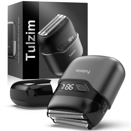 Mini Electric Razor for Men: Foil Shaver for Beard/Face - 3 Floating ...