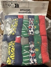 Amazon Essentials Boys  Big Cotton Briefs Underwear Pack Of 14 NIP Small
