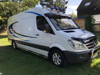 Bragan™ Edelstahl Seitenleisten + Tritt Pads FüR Mercedes Sprinter MWB 2006-2014