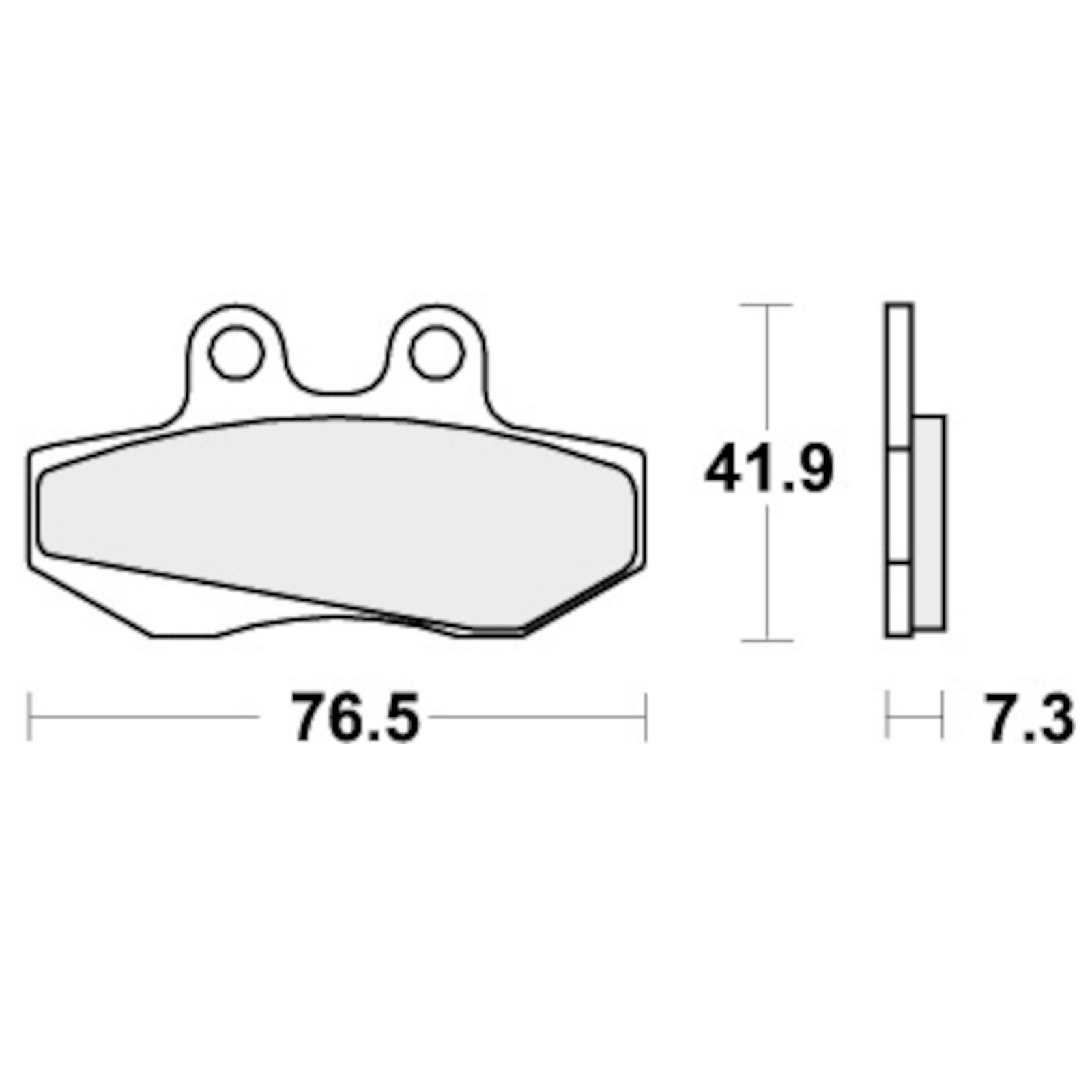 Brake Pads for AJP PR4 200 ENDURO 2004-2009 Front Street SBS - Image 5