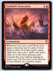 Sunbird's Invocation #116 (Bloomburrow Commander)