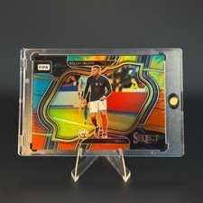 2022 Panini Select FIFA Kylian Mbappe Zebra #217 card