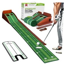 Putting Green, 9.8ft Golf Putting Mat Professional Putting Mat With Mirror